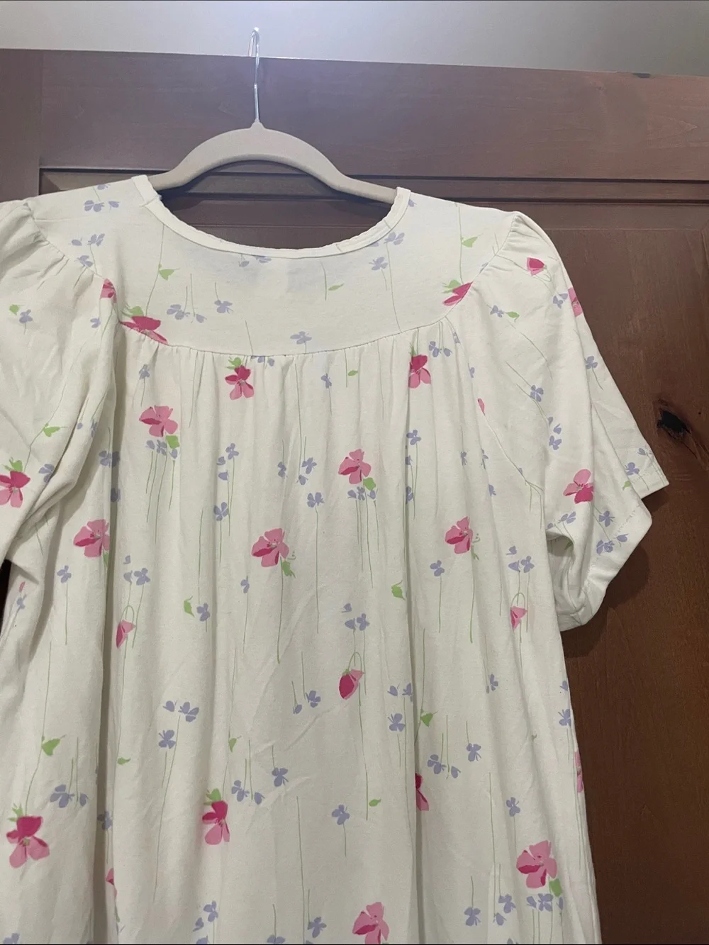 Calida White Cotton nightgown- Small - Picture 13 of 14